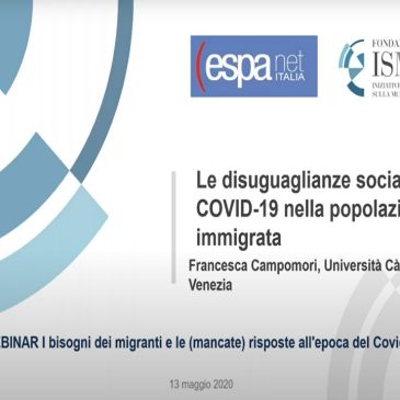 MIGRANTI: Webinar ISMU con Malvaso e Storaci. L’Impegno di Fnas per cambiare il DL Rilancio