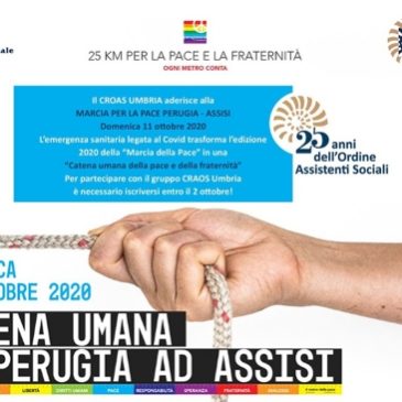 PACE E SOLIDARIETA’: la Fnas alla Marcia Perugia-Assisi