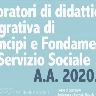 SERVIZIO SOCIALE: la Fnas all’Università di Catania con l’emergenza Covid-19