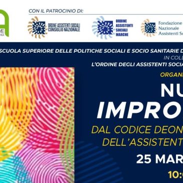 CODICE DEONTOLOGICO: Fnas al webinar “Nuove Impronte”