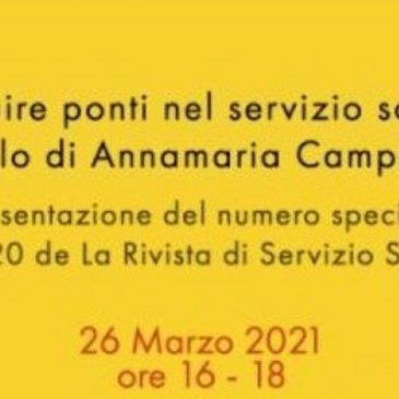 COSTRUIRE PONTI: webinar sul ruolo di Annamaria Campanini