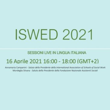 CONFERENZA ISWED 2021: la sezione in italiano venerdì in collaborazione con FNAS