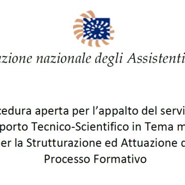 Supporto Tecnico-Scientifico in Tema minori per la Strutturazione ed Attuazione del Processo Formativo