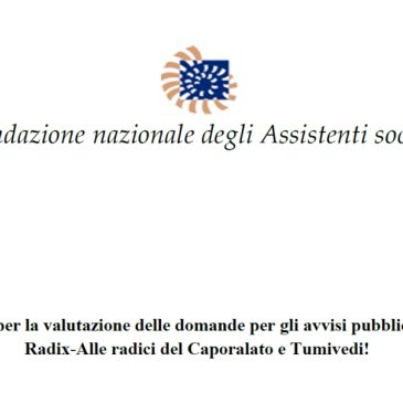 Progetti Radix – Alle radici del caporalato e Tumivedi!