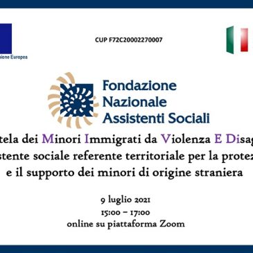 TU.M.I.V.e Di. – Un webinar per il Progetto di tutela dei minori immigrati