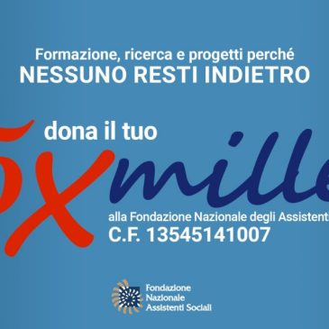 Serve il contributo di tutti: il 5Xmille a Fondazione