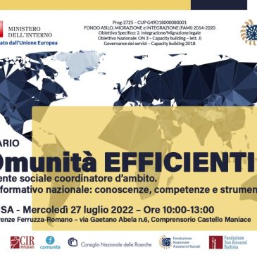 Co-EFFICIENTI: IL 27 SEMINARIO A SIRACUSA