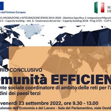 Co-Efficienti: l’ultimo appuntamento al Cnel venerdì 23. Diretta  Fb