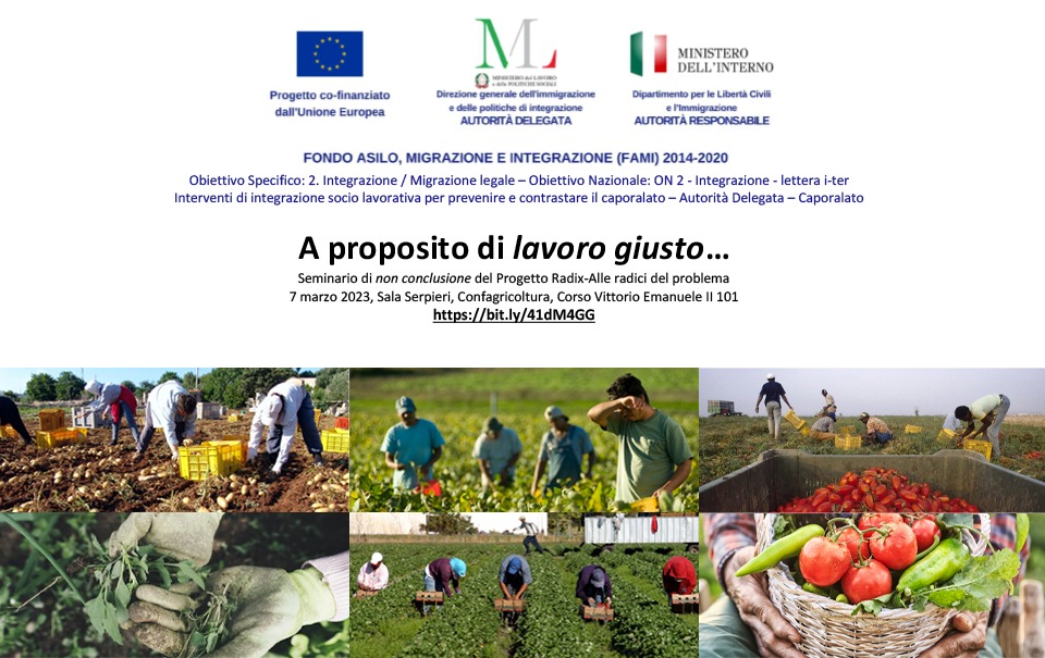 Linee guida e kit per le aziende, il progetto Radix va avanti. Seminario a Roma