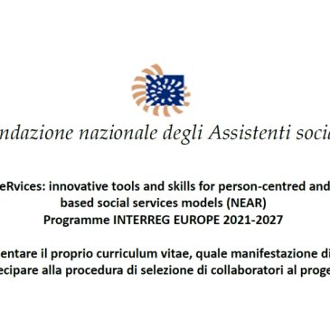 NEw sociAl seRvices: innovative tools and skills for person-centred and community based social services models (NEAR)