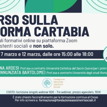 RIFORMA CARTABIA: un corso in tre moduli, si comincia il 1 marzo