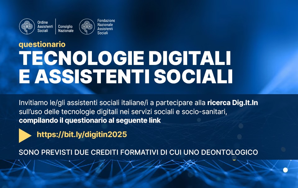 IL DIGITALE NEI SERVIZI SOCIALI: al via il questionario, partecipate!