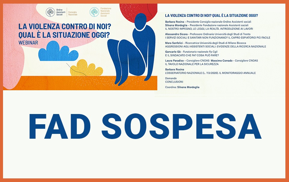 FAD AGGRESSIONI: blocco random, sospensione momentanea