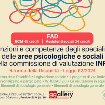 INPS: FaD per specialisti aree psicologiche e sociali nella commissione di valutazione