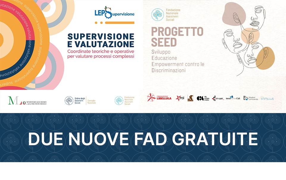 SUPERVISIONE E PROGETTO SEED: i webinar sono FaD gratuite