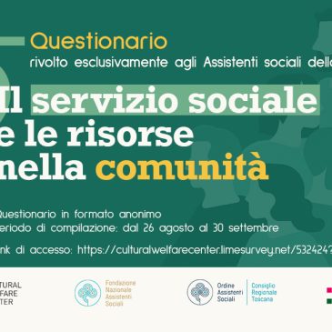 Welfare culturale e prescrizione sociale in Toscana: partecipa alla ricerca!