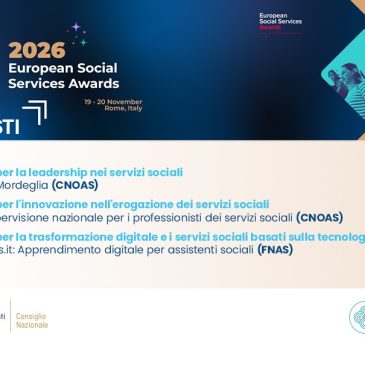 ESSA 2026: tre pratiche Cnoas e Fnas finaliste. Dal 30 si vota